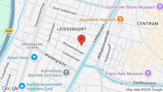 Apartments for rent i Haarlem - kort over placeringen