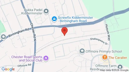 Apartments for rent i Kidderminster - Worcestershire - kort over placeringen