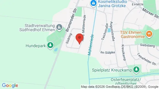 Apartments for rent i Wolfsburg - kort over placeringen