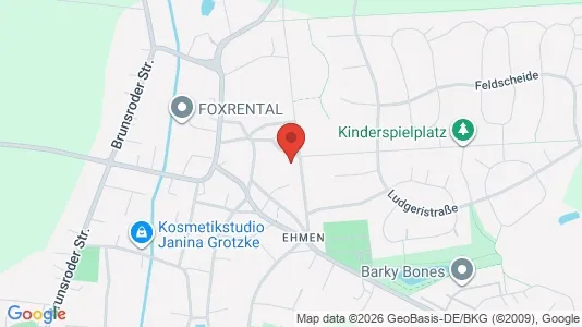 Apartments for rent i Wolfsburg - kort over placeringen