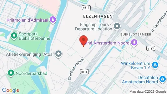 Apartments for rent i Amsterdam Noord - kort over placeringen