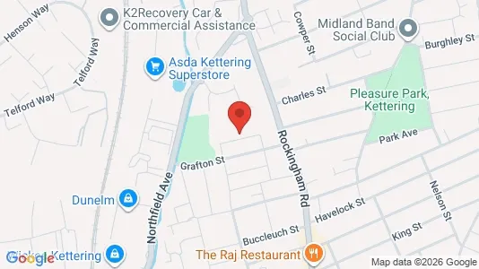 Apartments for rent i Kettering - Northamptonshire - kort over placeringen