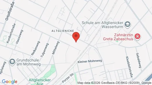 Apartments for rent i Berlin Treptow-Köpenick - kort over placeringen