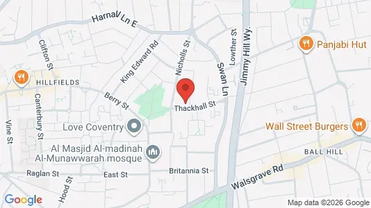 Apartments for rent i Coventry - West Midlands - kort over placeringen