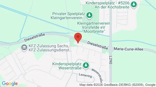 Apartments for rent i Wolfsburg - kort over placeringen
