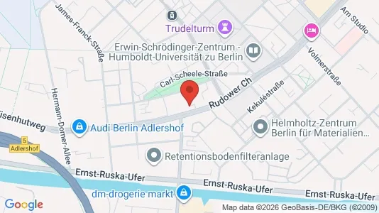Apartments for rent i Berlin Treptow-Köpenick - kort over placeringen