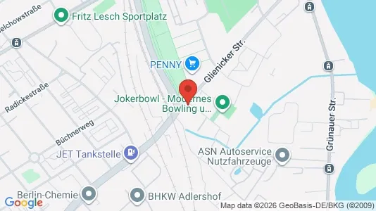 Apartments for rent i Berlin Treptow-Köpenick - kort over placeringen