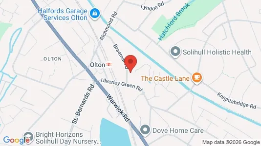 Apartments for rent i Solihull - West Midlands - kort over placeringen
