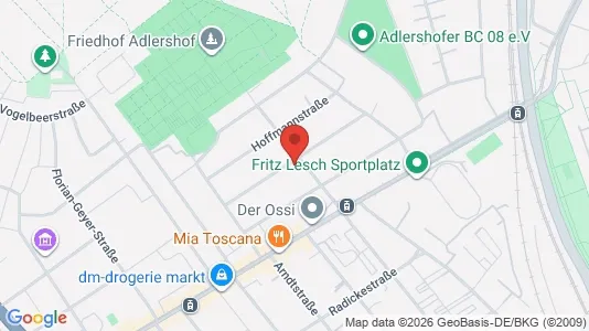Apartments for rent i Berlin Treptow-Köpenick - kort over placeringen