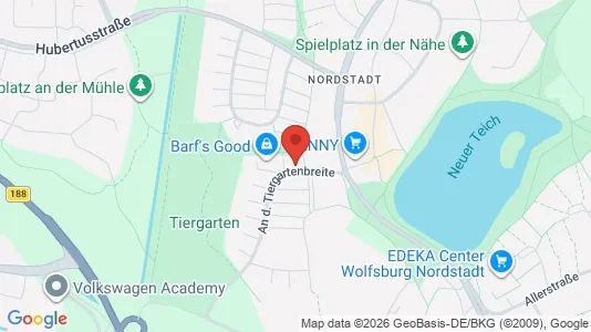 Apartments for rent i Wolfsburg - kort over placeringen