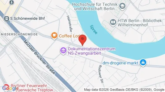 Apartments for rent i Berlin Treptow-Köpenick - kort over placeringen