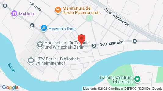 Apartments for rent i Berlin Treptow-Köpenick - kort over placeringen