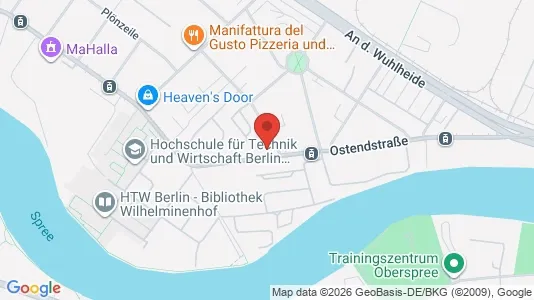 Apartments for rent i Berlin Treptow-Köpenick - kort over placeringen