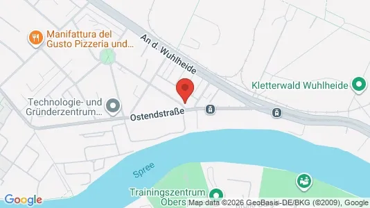 Apartments for rent i Berlin Treptow-Köpenick - kort over placeringen