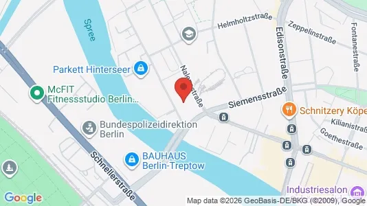 Apartments for rent i Berlin Treptow-Köpenick - kort over placeringen