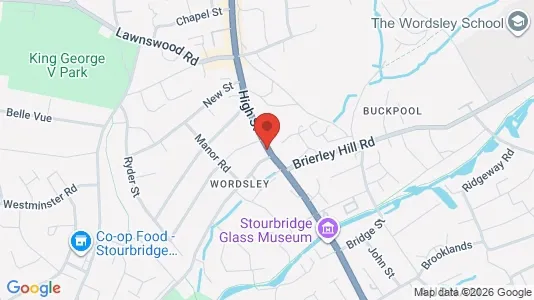 Apartments for rent i Stourbridge - West Midlands - kort over placeringen