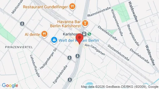 Apartments for rent i Berlin Lichtenberg - kort over placeringen