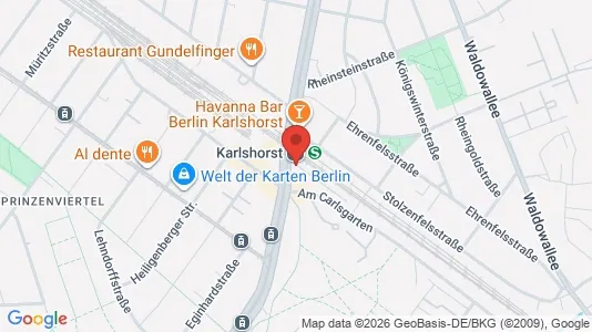 Apartments for rent i Berlin Lichtenberg - kort over placeringen