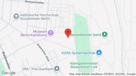 Apartments for rent i Berlin Lichtenberg - kort over placeringen