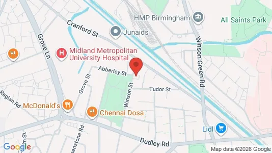 Apartments for rent i Birmingham - West Midlands - kort over placeringen
