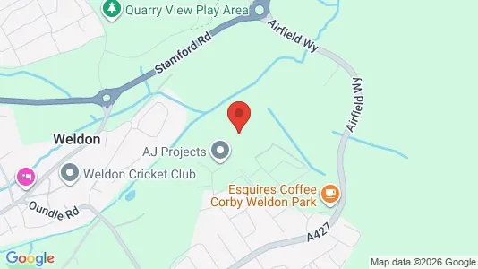 Apartments for rent i Corby - Northamptonshire - kort over placeringen