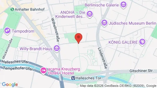 Apartments for rent i Berlin Friedrichshain-Kreuzberg - kort over placeringen