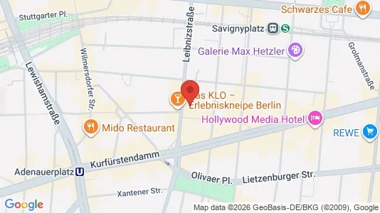 Apartments for rent i Berlin Charlottenburg-Wilmersdorf - kort over placeringen