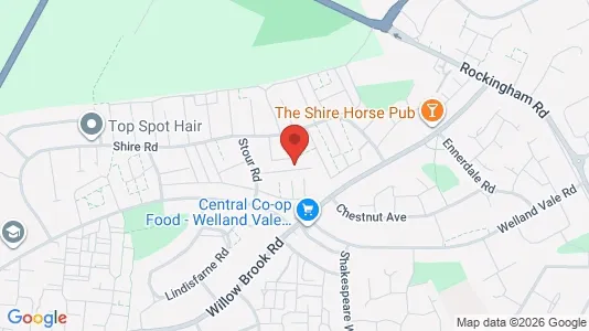 Apartments for rent i Corby - Northamptonshire - kort over placeringen