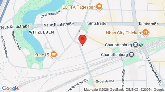 Apartments for rent i Berlin Charlottenburg-Wilmersdorf - kort over placeringen