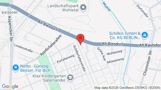 Apartments for rent i Berlin Marzahn-Hellersdorf - kort over placeringen