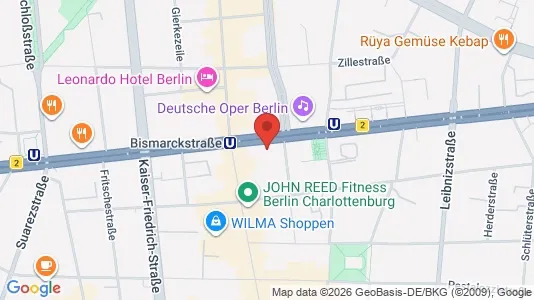 Apartments for rent i Berlin Charlottenburg-Wilmersdorf - kort over placeringen