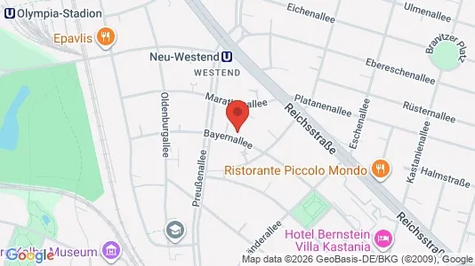 Apartments for rent i Berlin Charlottenburg-Wilmersdorf - kort over placeringen