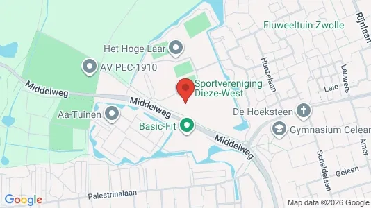 Apartments for rent i Zwolle - kort over placeringen