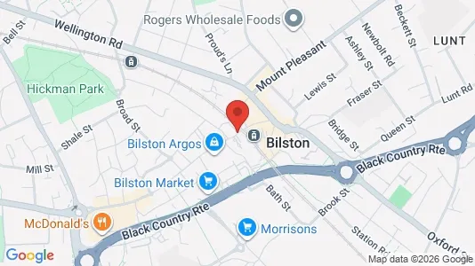 Apartments for rent i Bilston - West Midlands - kort over placeringen