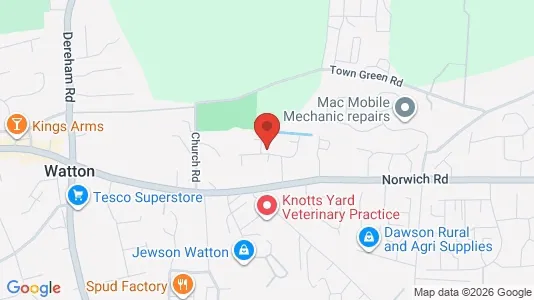 Apartments for rent i Thetford - Norfolk - kort over placeringen