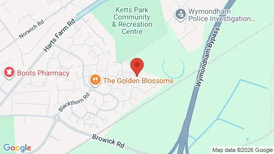 Apartments for rent i Wymondham - Norfolk - kort over placeringen