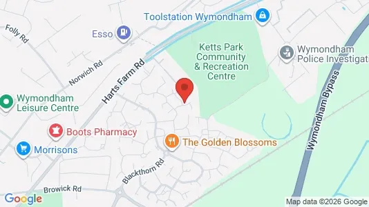Apartments for rent i Wymondham - Norfolk - kort over placeringen