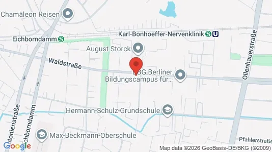 Rooms for rent i Berlin Reinickendorf - kort over placeringen