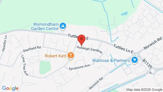 Apartments for rent i Wymondham - Norfolk - kort over placeringen