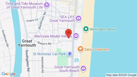 Apartments for rent i Great Yarmouth - Norfolk - kort over placeringen