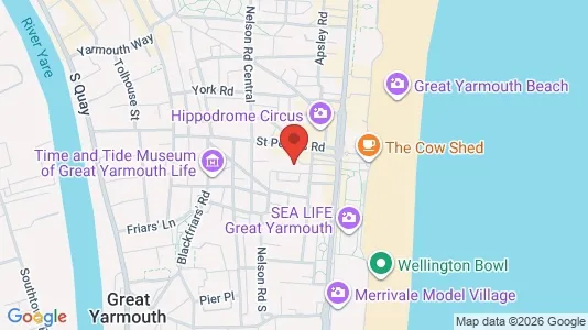 Apartments for rent i Great Yarmouth - Norfolk - kort over placeringen