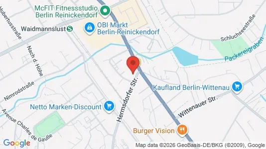 Rooms for rent i Berlin Reinickendorf - kort over placeringen