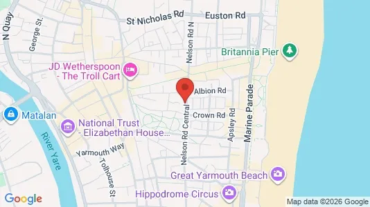 Apartments for rent i Great Yarmouth - Norfolk - kort over placeringen