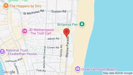 Apartments for rent i Great Yarmouth - Norfolk - kort over placeringen