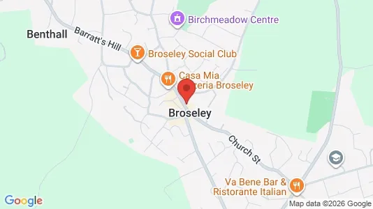 Apartments for rent i Broseley - Shropshire - kort over placeringen