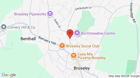 Apartments for rent i Broseley - Shropshire - kort over placeringen