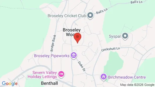 Apartments for rent i Broseley - Shropshire - kort over placeringen