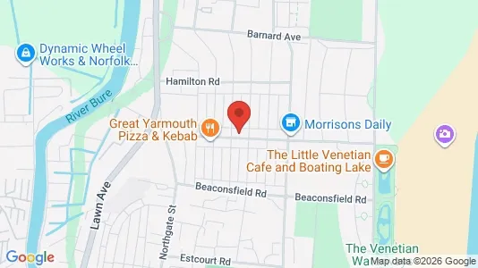 Apartments for rent i Great Yarmouth - Norfolk - kort over placeringen