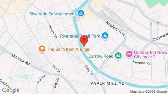 Apartments for rent i Norwich - Norfolk - kort over placeringen