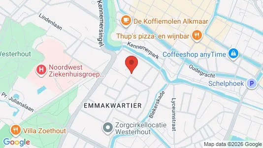 Apartments for rent i Alkmaar - kort over placeringen